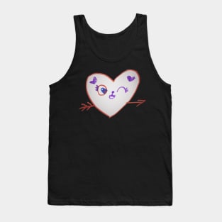 Winky Heart Tank Top